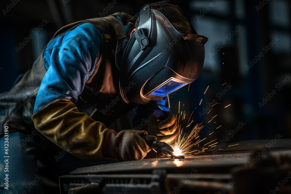 Metal Worker welding