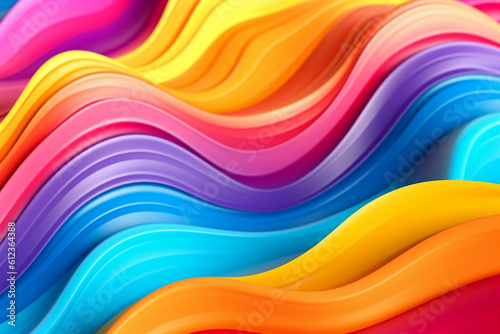 3D rendering abstract colorful background banner or wallpaper, graphic element