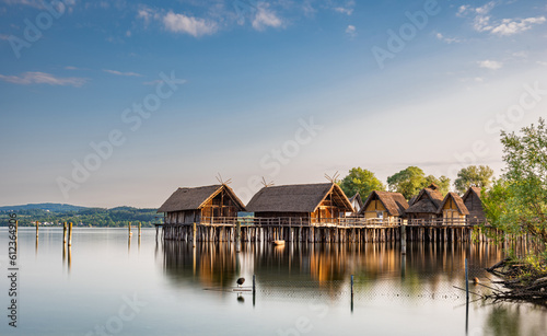 Pfahlbauten in Unteruhldingen am Bodensee; Deutschland