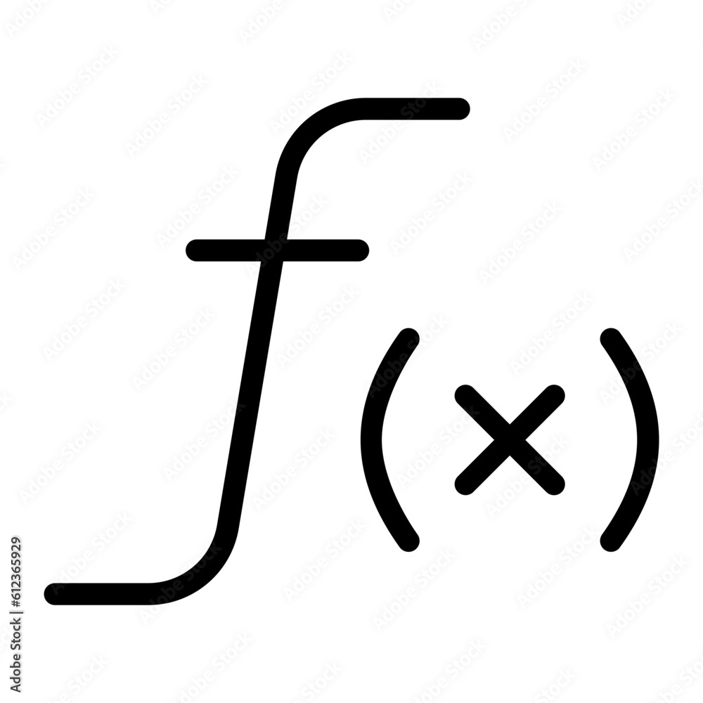 function line icon function line icon