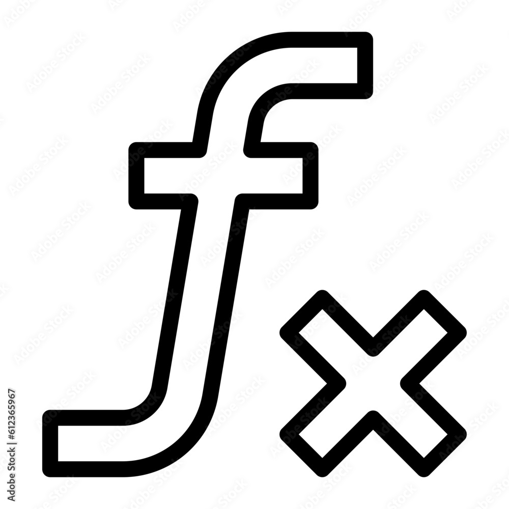 function line icon function line icon
