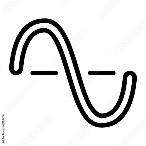 sinus line icon