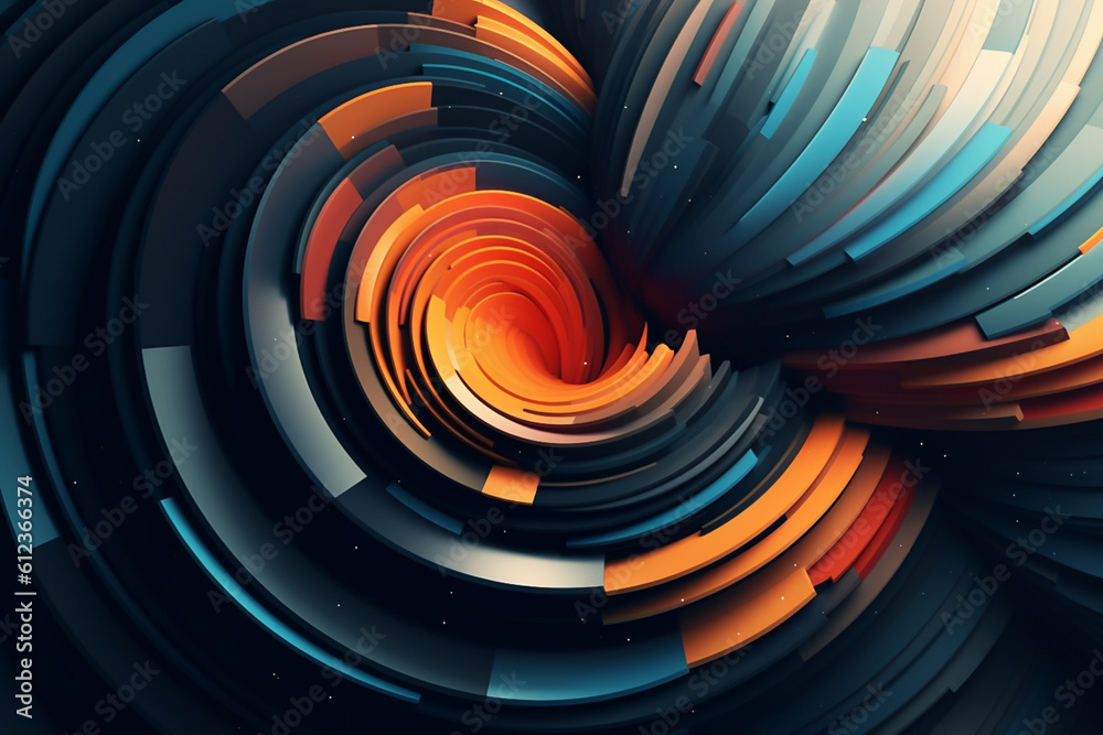 Fototapeta premium 3D rendering abstract colorful pattern background banner or wallpaper, graphic element 