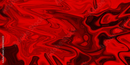Luxurious dark red and black liquid marble background illustration. Dark Red and black color beautiful fluid abstract acrylic pour onyx marble oil paint background illustration. 