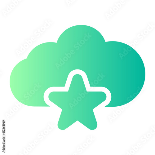 favourite gradient icon