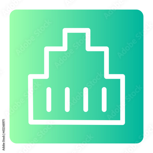 ethernet gradient icon