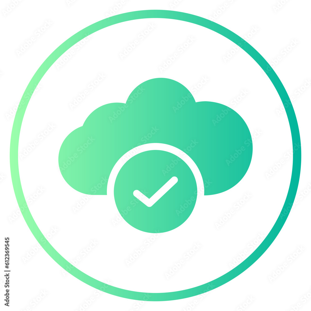 cloud gradient icon