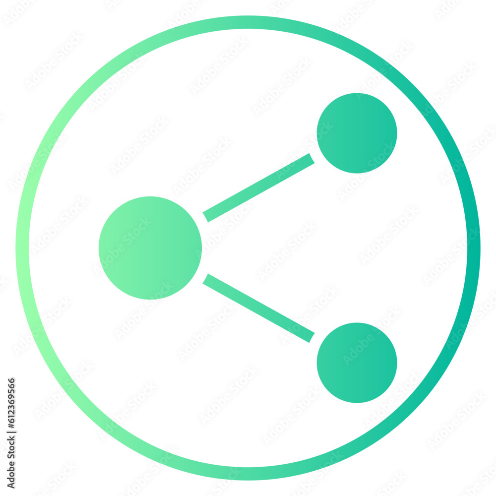 connection gradient icon connection gradient icon