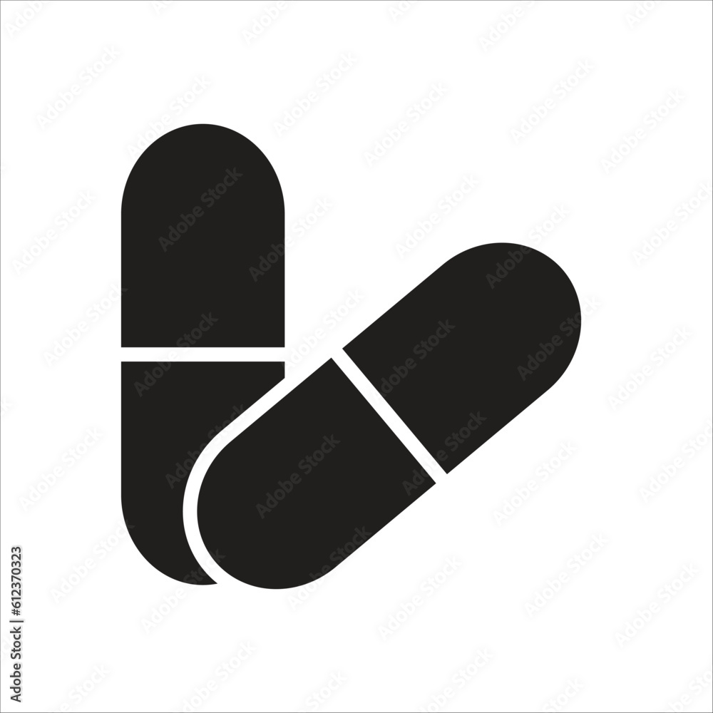 capsul vector icon logo template capsul vector icon logo template