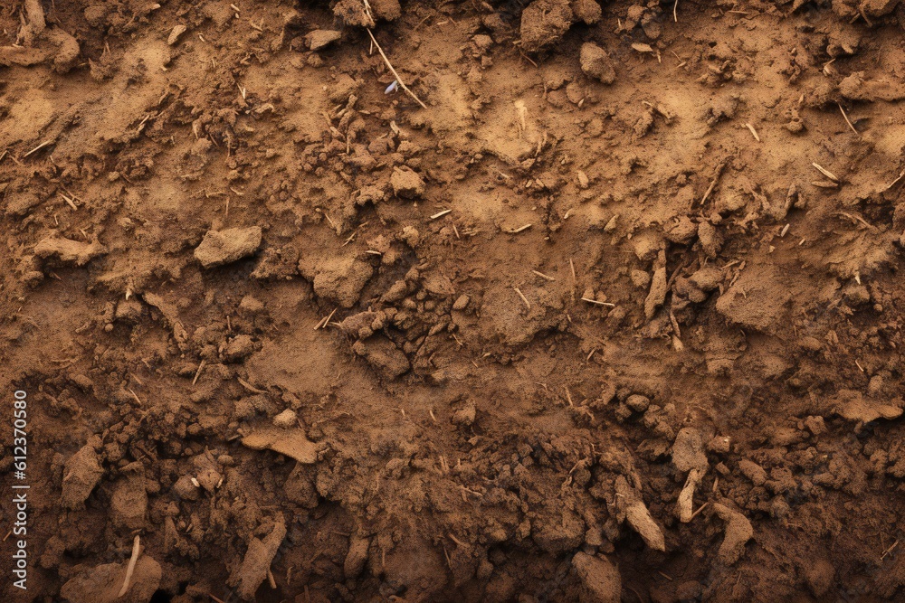 Soil closeup background Generative AI Soil closeup background Generative AI