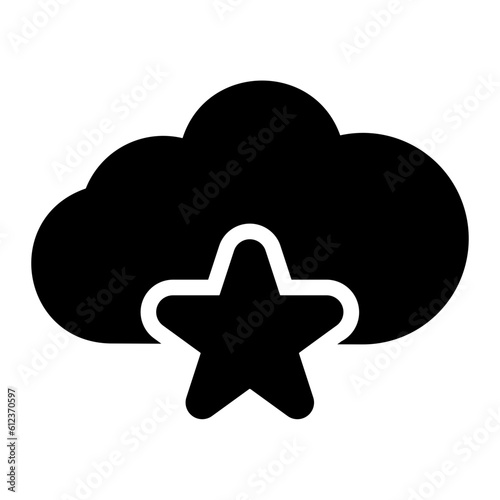 favourite glyph icon