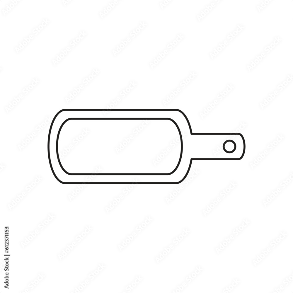 cutting board vector icon logo template cutting board vector icon logo template