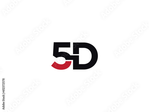 Creative And Luxury 5D Alphabet Letter Logo Design