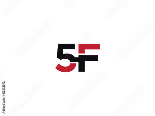 Creative And Luxury 5F Alphabet Letter Logo Design