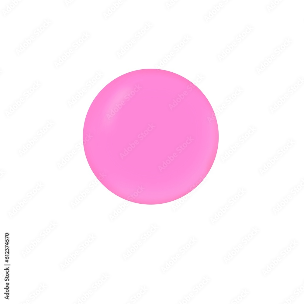 pink and white bubble