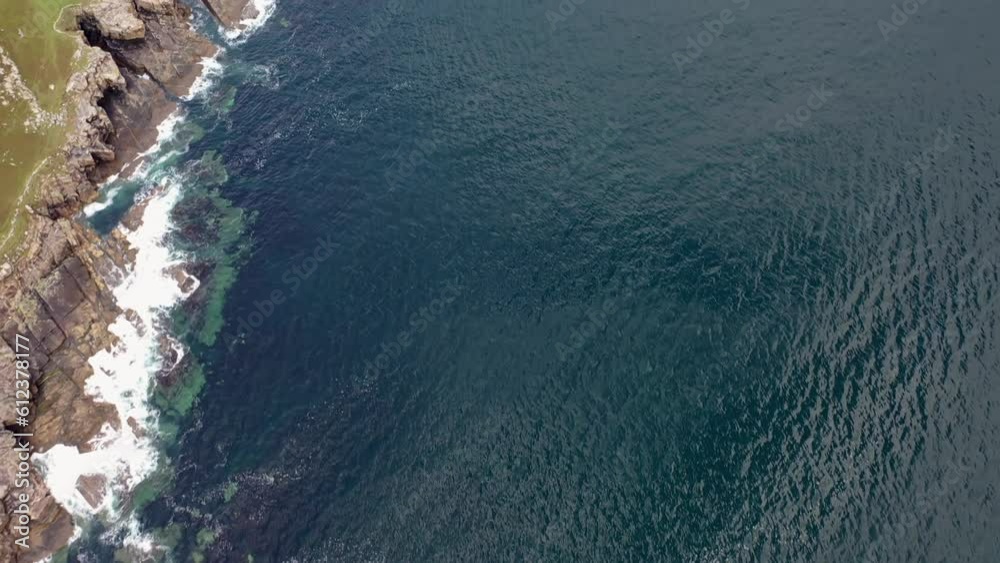 Aerial view of the coastline by Falcorrib south of Dungloe, County Donegal - Ireland Aerial view of the coastline by Falcorrib south of Dungloe, County Donegal - Ireland