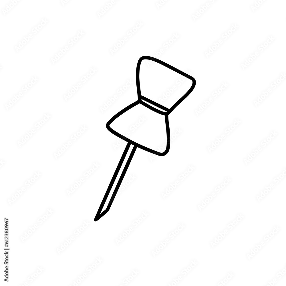 White push pin White push pin