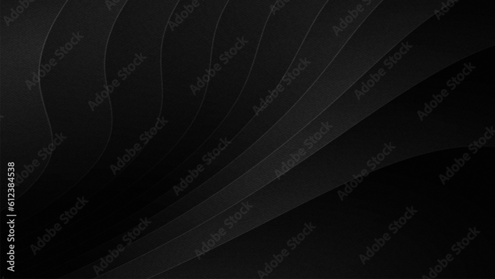 Black background with line curve design. Vector illustration. Eps10 