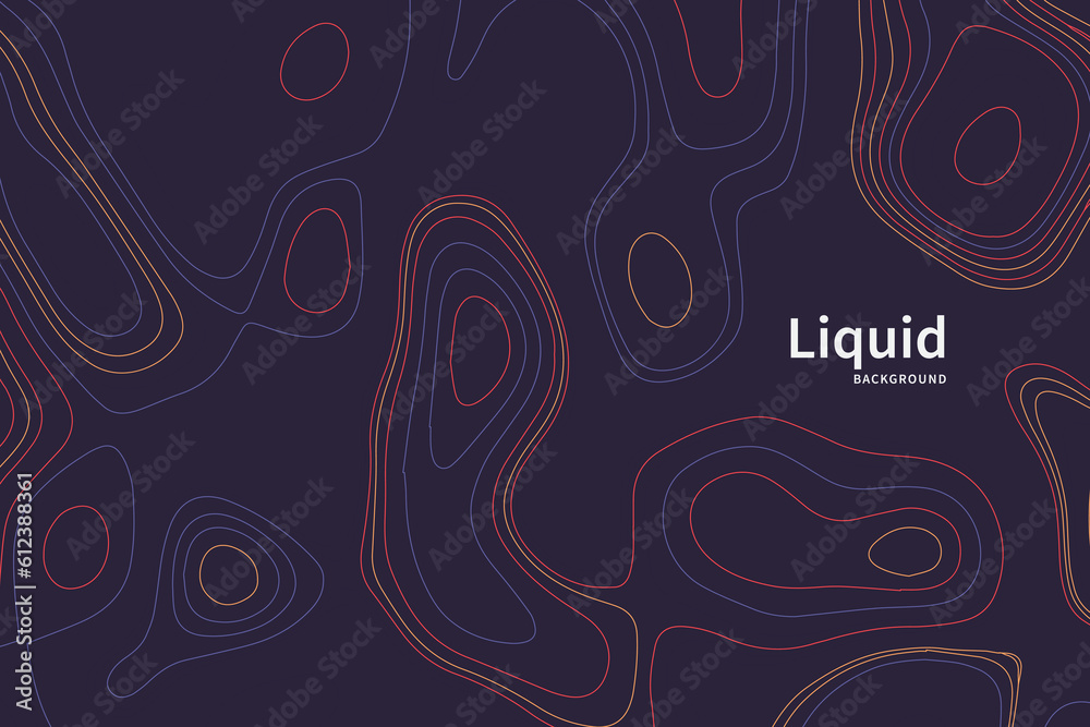 Fototapeta premium Liquid color background design