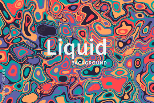 Liquid color background design