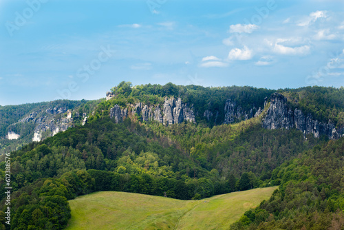 Fototapeta Naklejka Na Ścianę i Meble -  mountains and hills in the Czech Republic