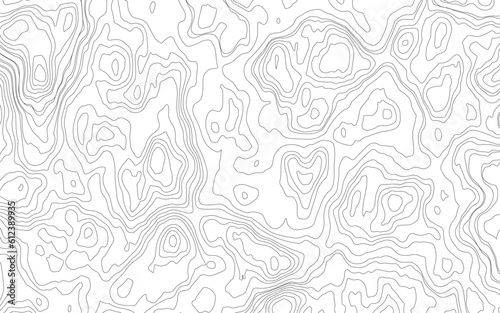 Topographic contour map. similar cartography illustration. Black and white abstract background vector, Abstract topographic contours map background