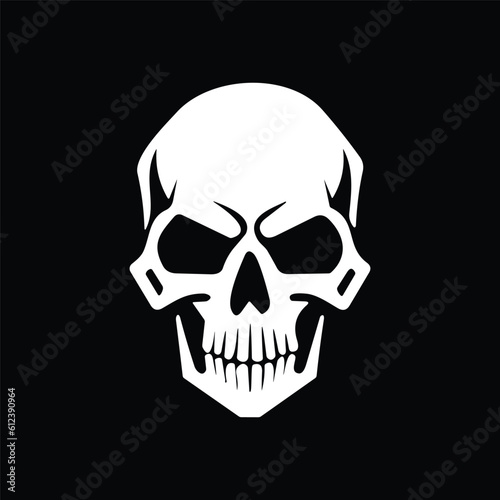 skull head vector illustration