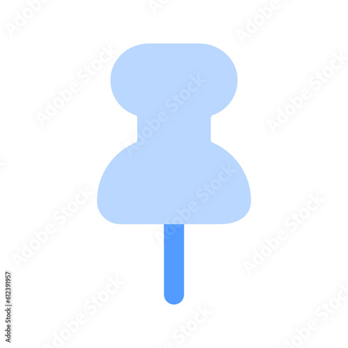 push pin duotone icon