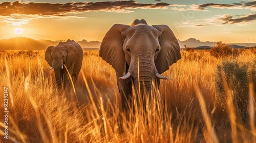 Elephant in the wild, Generative AI © Duane Howard