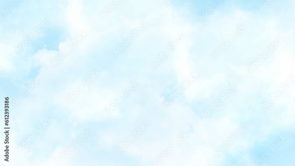 blue sky with cloud. Unusual abstract background sky
