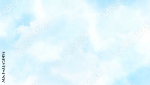 blue sky with cloud. Unusual abstract background sky