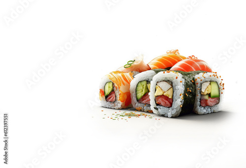 Sushi Isolated on a White B...