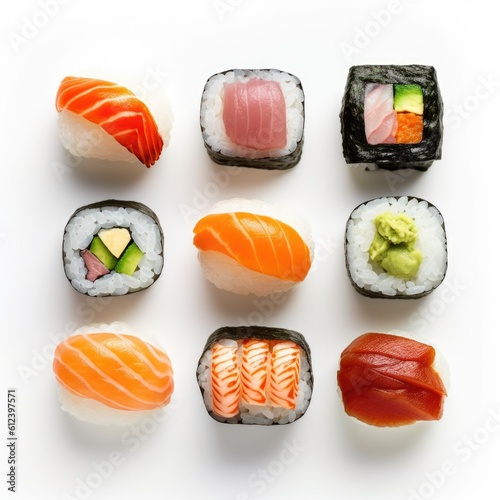Sushi Isolated on a White B...