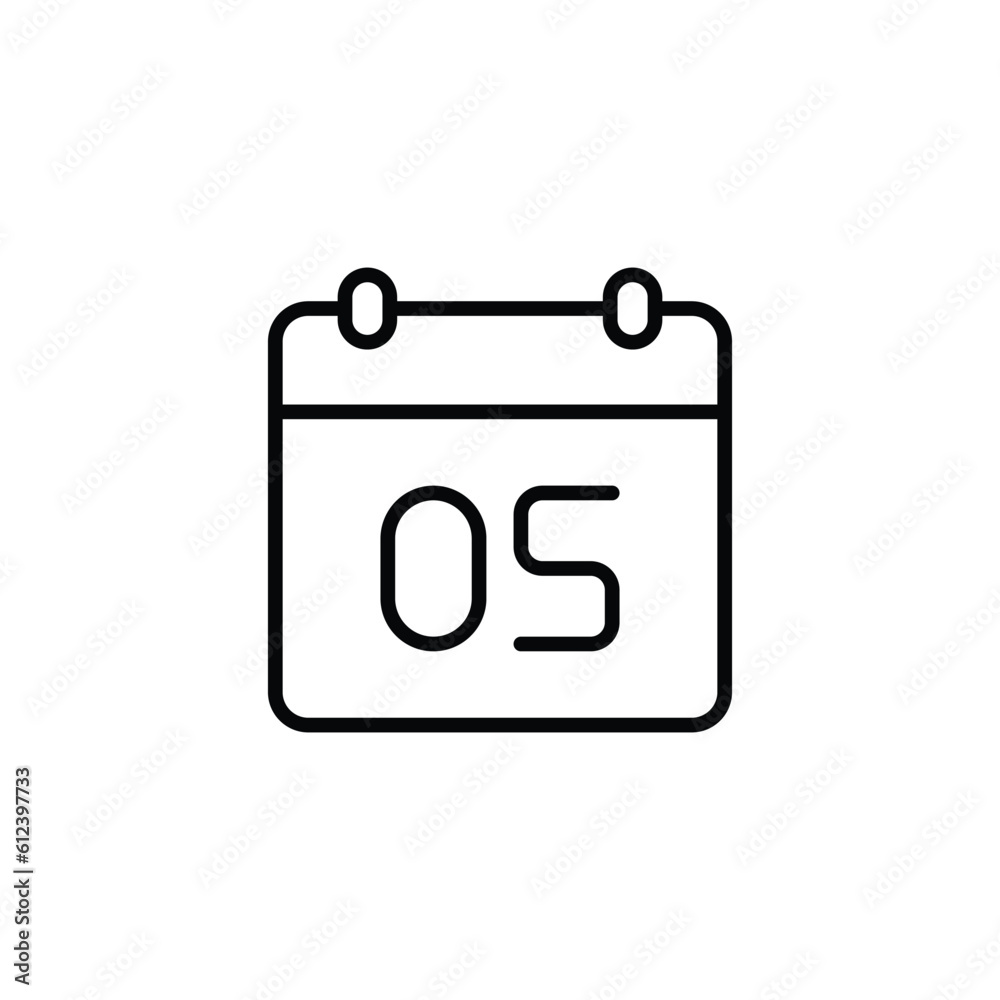 05 Date icon design with white background stock illustration 05 Date icon design with white background stock illustration