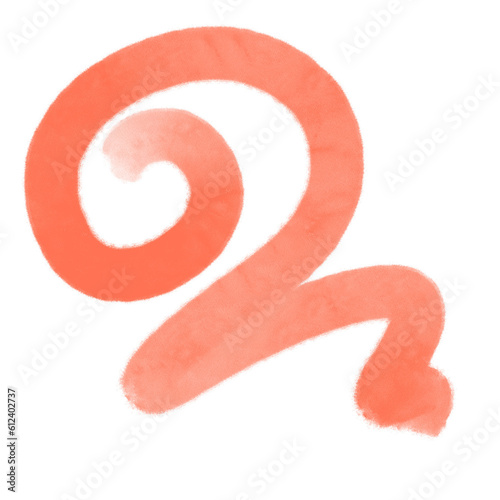 sausage on a white background