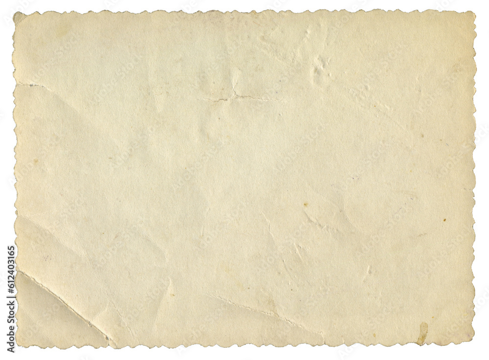 Retro photo paper texture. Old antique sheet paper texture. Announcement board. Recycle vintage paper background. Aged and yellowed wallpaper. - obrazy, fototapety, plakaty 