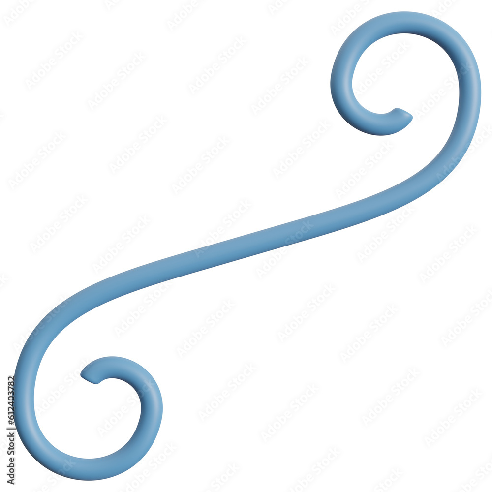 Fototapeta premium Line.3D render