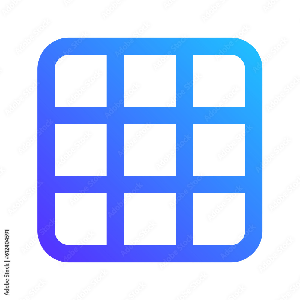 grid gradient icon grid gradient icon