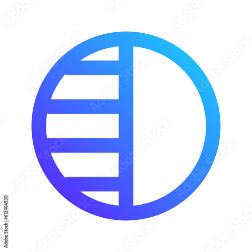 contrast gradient icon
