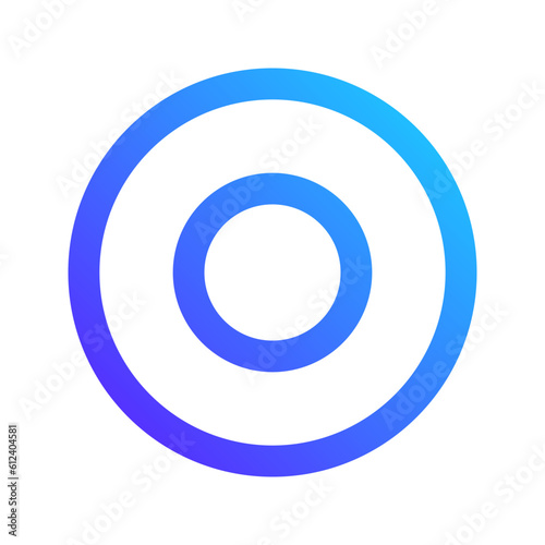 record gradient icon