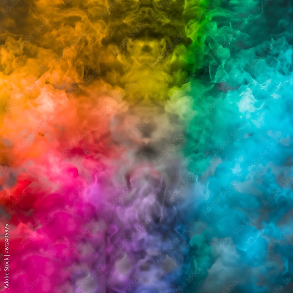Colorful smoky background