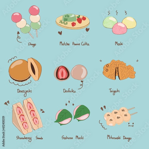 Japanese dessert