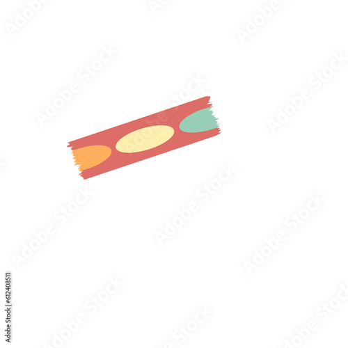 Vector illustration of a decorative tape