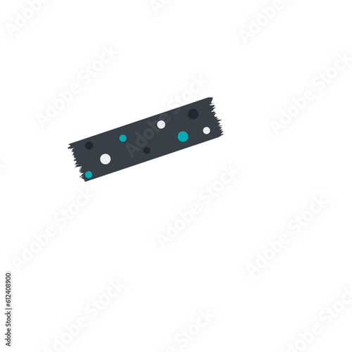 Vector illustration of a decorative tape