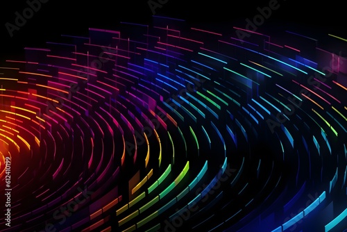 Rainbow futuristic modern background  colorful gradient wallpaper  ai generated
