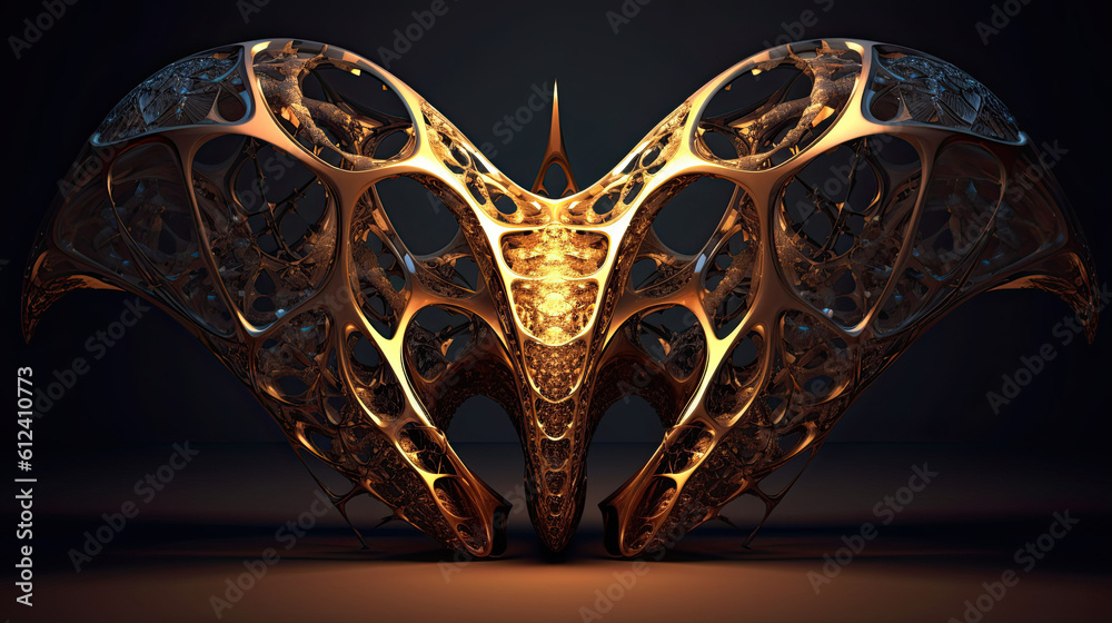 Fototapeta premium Experience the mesmerizing fusion of nature and machine in Hybridia Synthetica! Immerse yourself in a realm where artistry and innovation intertwine. Discover a breathtaking blend of organic and techn
