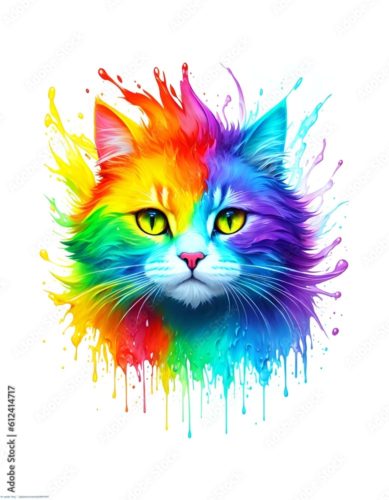 Cat Multicolor 