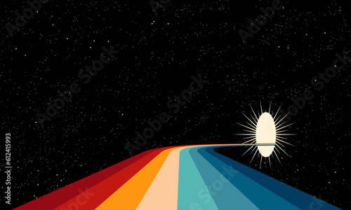 Vintage Striped Backgrounds, Posters, Banner Samples, Retro Colors from the 1970s 1980s, 70s, 80s, 90s. retro vintage 70s style stripes background poster lines. shapes vector design graphic 1980s	
