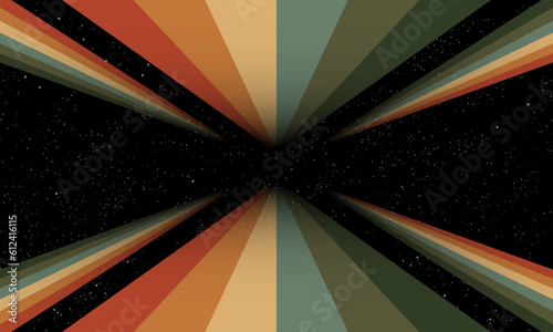 Vintage Striped Backgrounds, Posters, Banner Samples, Retro Colors from the 1970s 1980s, 70s, 80s, 90s. retro vintage 70s style stripes background poster lines. shapes vector design graphic 1980s	
