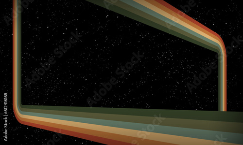 Vintage Striped Backgrounds, Posters, Banner Samples, Retro Colors from the 1970s 1980s, 70s, 80s, 90s. retro vintage 70s style stripes background poster lines. shapes vector design graphic 1980s	
